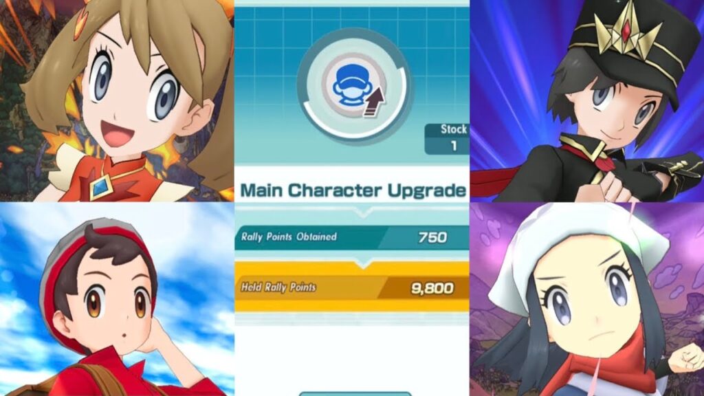 Taking the lead at the Battle Rally (Main Character Upgrade, 9,800 points) [Pokemon Masters EX]