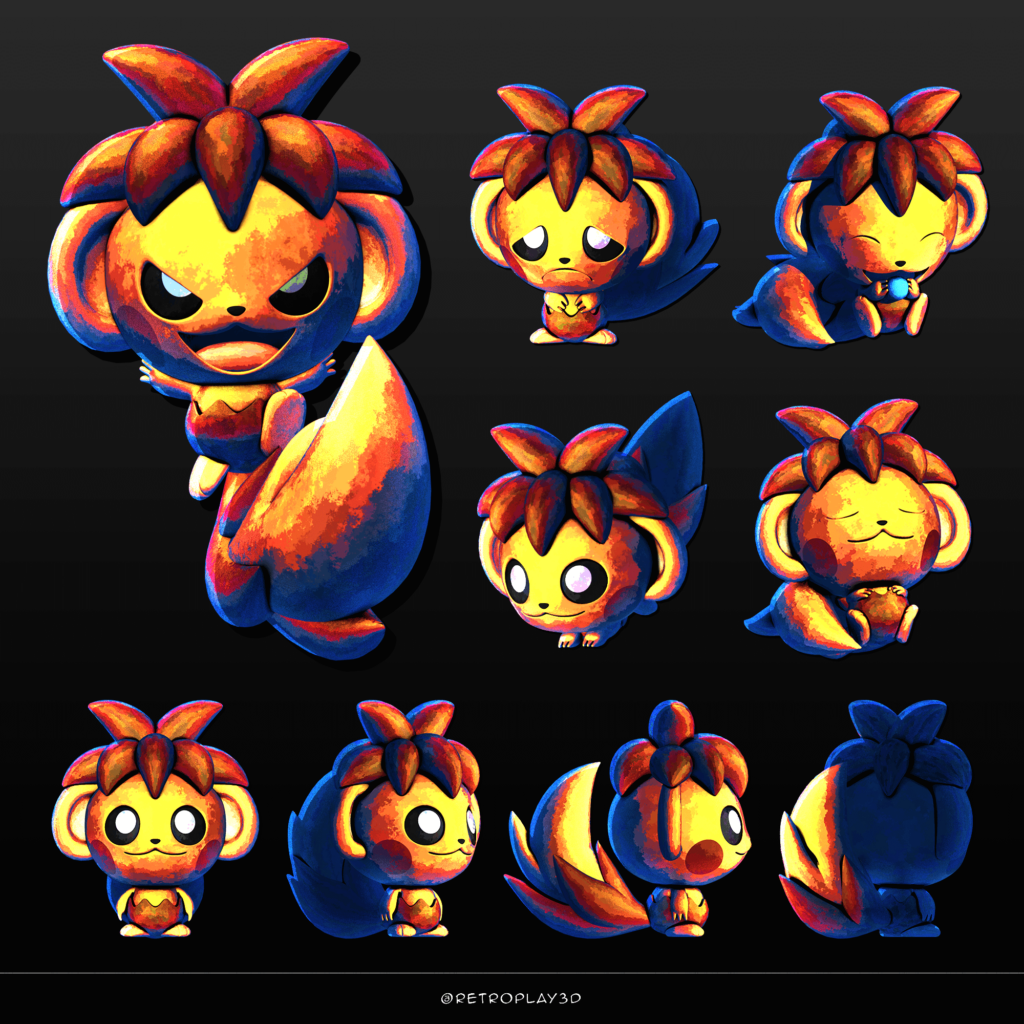 A New Pikachu Clone: Doromi the Burrow Mouse Pokémon!