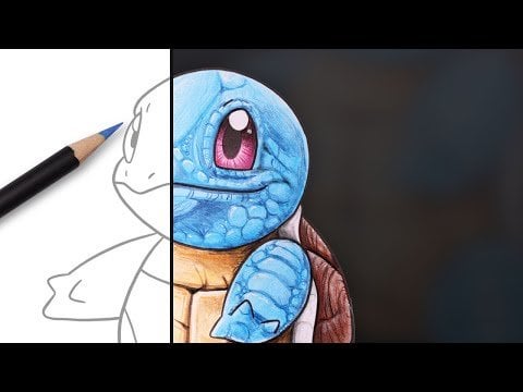 Here is the recorded process of my Squirtle Artwork coming to life. Feel free to join my journey!