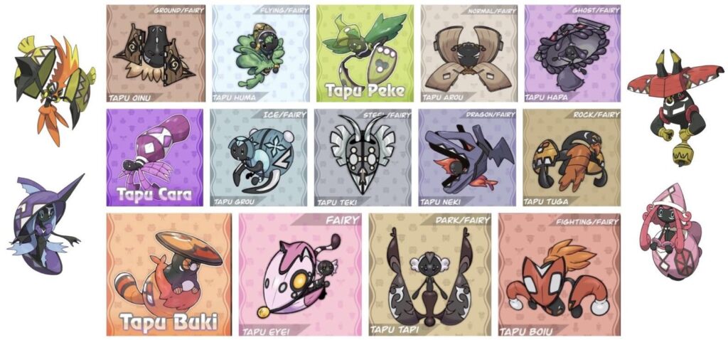 Here’s A Tapu of Every Type!