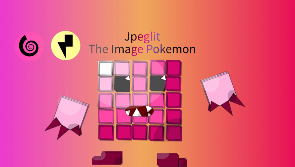my first fakemon: Jpeglit