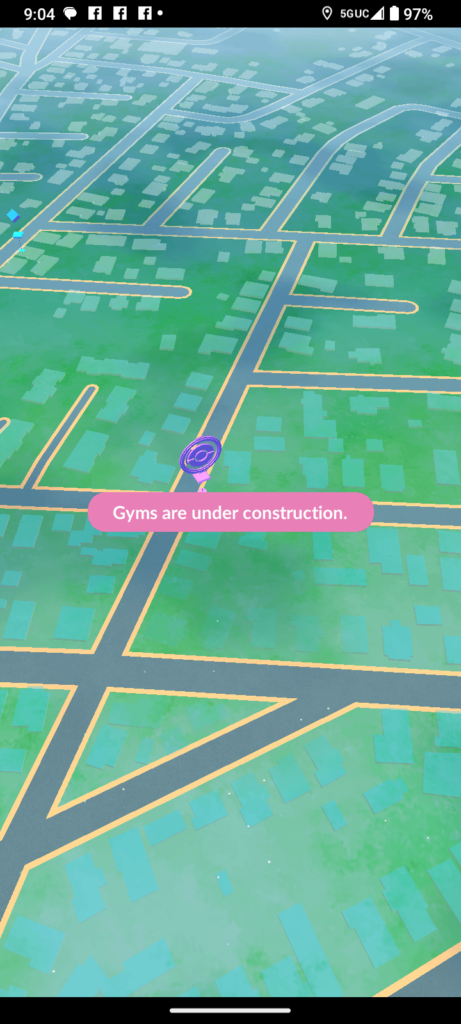 Gyms under construction?