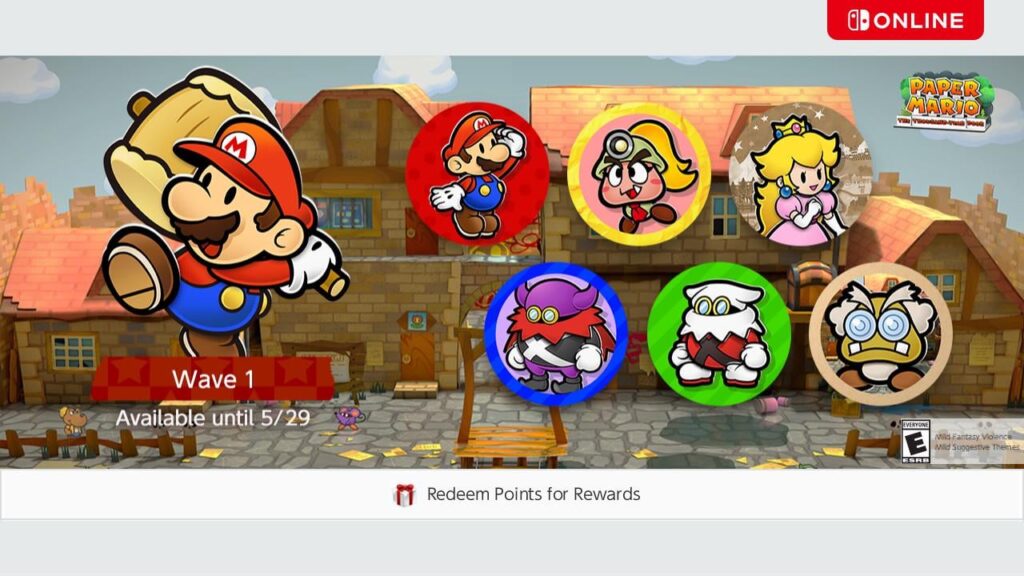Paper Mario: The Thousand Year Door icons are now available for Nintendo Switch Online members!