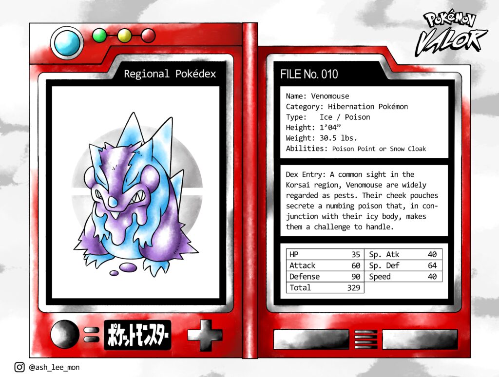 Korsai Route 1 Rodent Pokemon