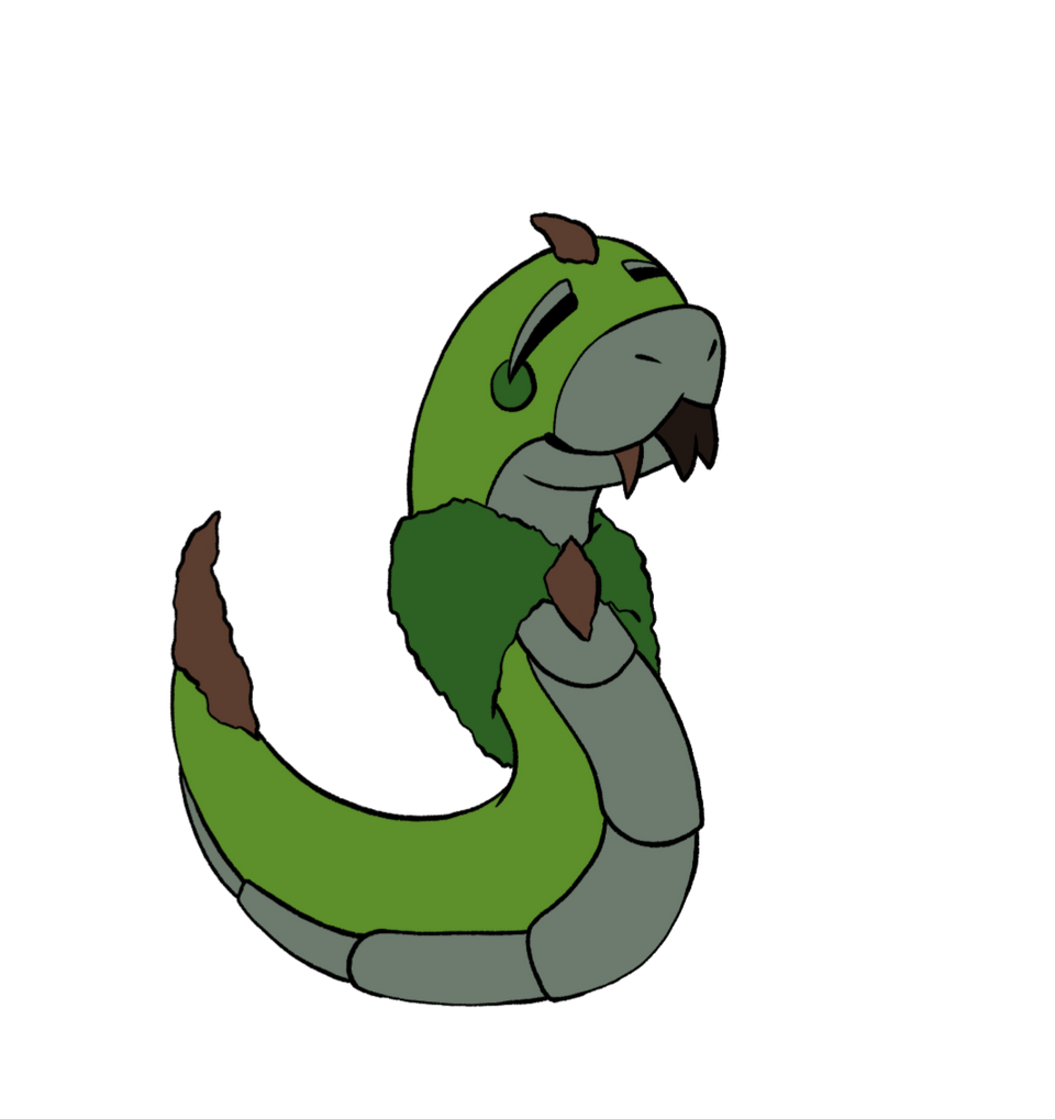 Mosserpent, Terraconda, and Jörmungobra! The Grass/Ground starter Pokemon for my Fakemon region based on Jörmungandr thw world serpent! I changed their colors a bit and gave them their shinies since I forgot to earlier, but I think they look better now! (Names suggested by u/GhostfogDragon!)