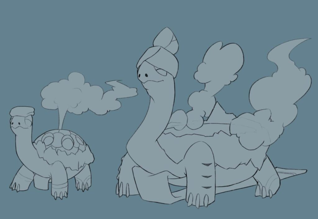 Torkoal variant and Evo