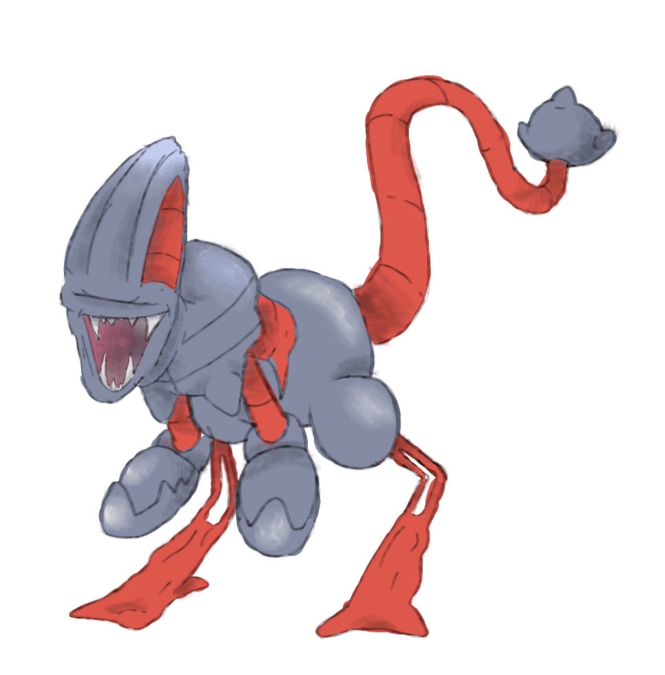 A concept for a Gliscor evolution (that will definitely never happen) based on xenomorph's