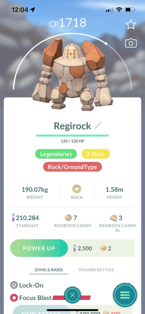 Did anyone else get a Regirock?