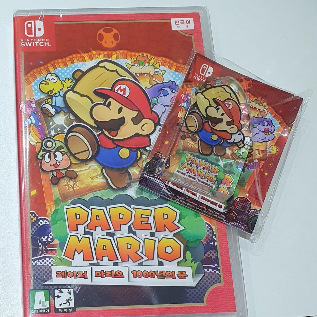 Paper Mario TTYD Korean preorder bonus