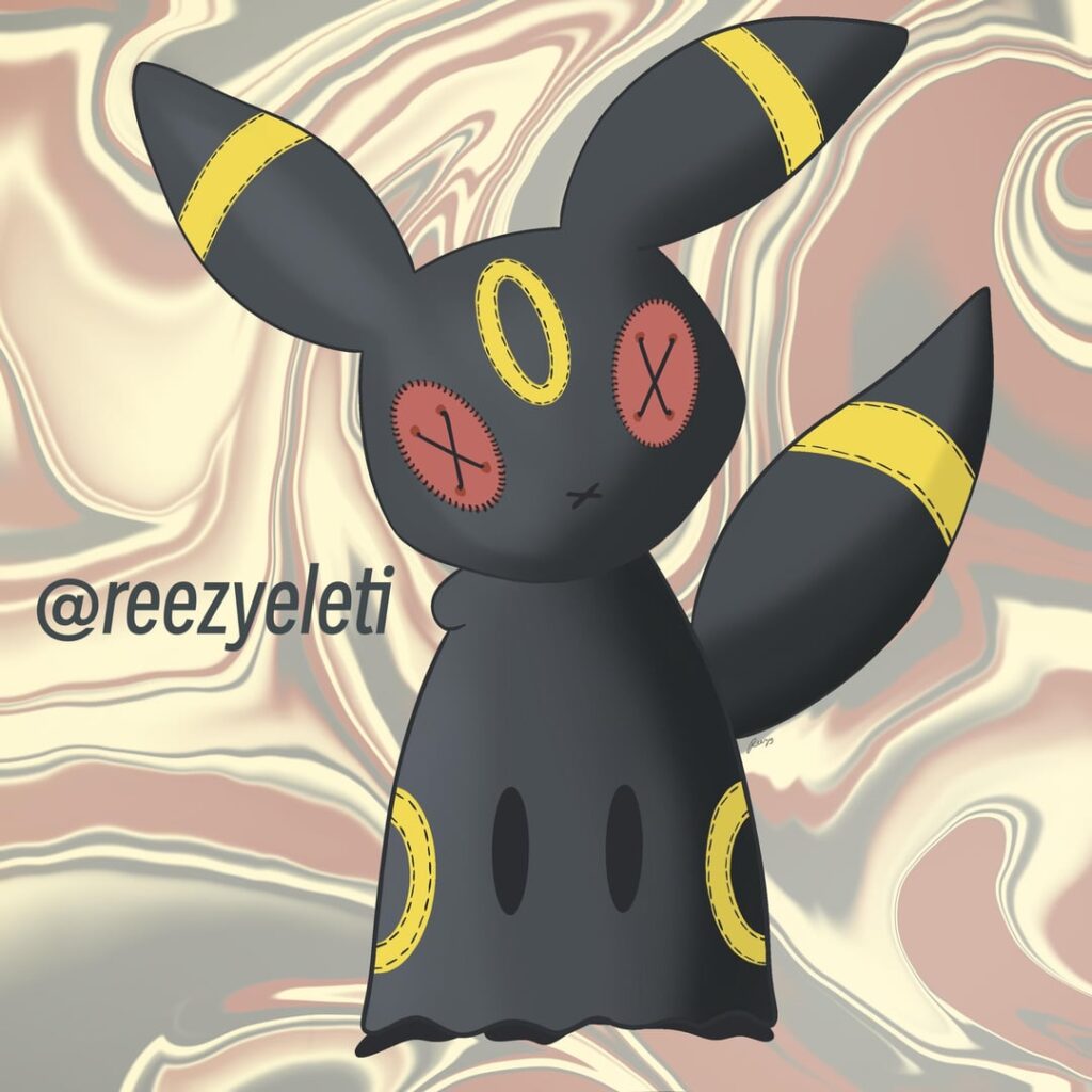 🖤💛Umbreon Mimikyu💛🖤 and it’s ✨SHINY✨
Request from Reddit, let me know what you think! OC by me