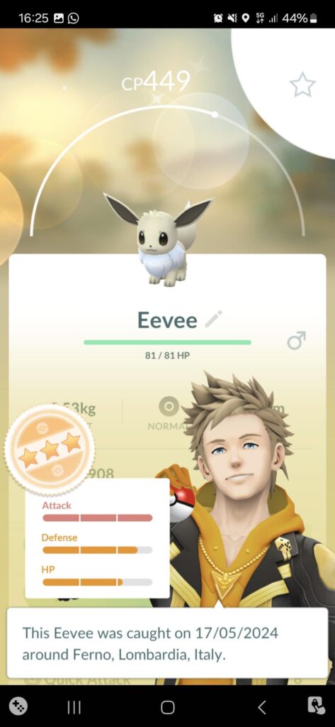 I know it's not perfect IV and so it's """""useless""""" but..... it's so cute