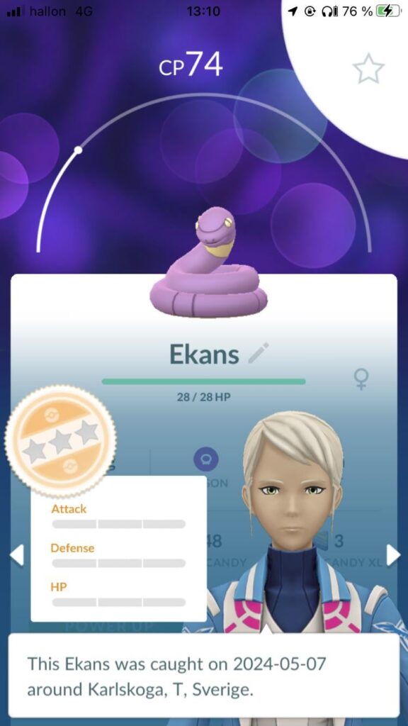 Finally cought one! Apparently it’s a norm to ask for name suggestions, so any ideas?