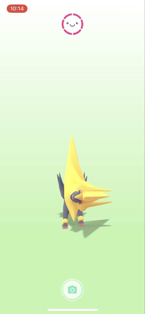 Mega manectric after feeding a berry