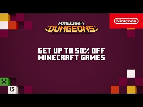 Minecraft Dungeons – Anniversary Sale Trailer – Nintendo Switch