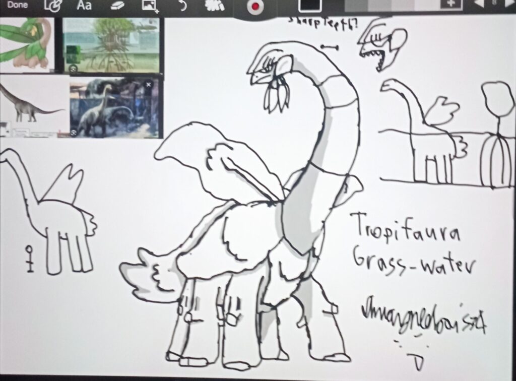 Tropius convergent evolution. What do you think??