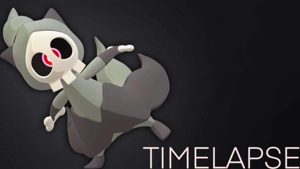 Timelapse of my Dewott & Duskull fusion