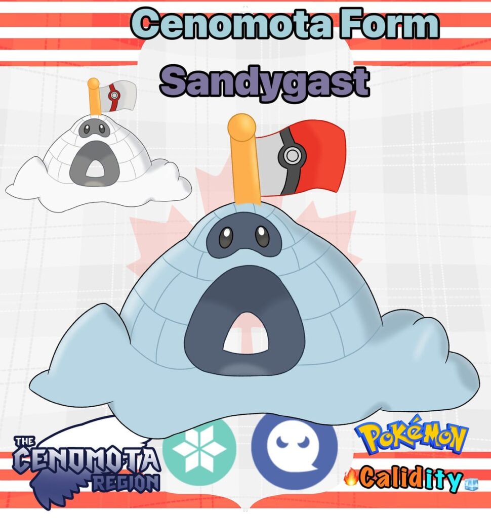 Here’s a regional form of Sandygast. I guess you could say Snowygast or igoogast.