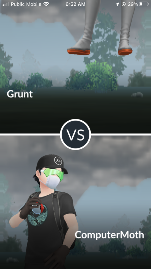 Found a Grunt with flying type Pokémon, seems they were also a flying type.
