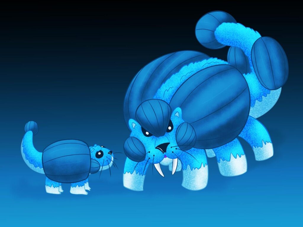 Siamogale melilutra Fakemon! Water type!
