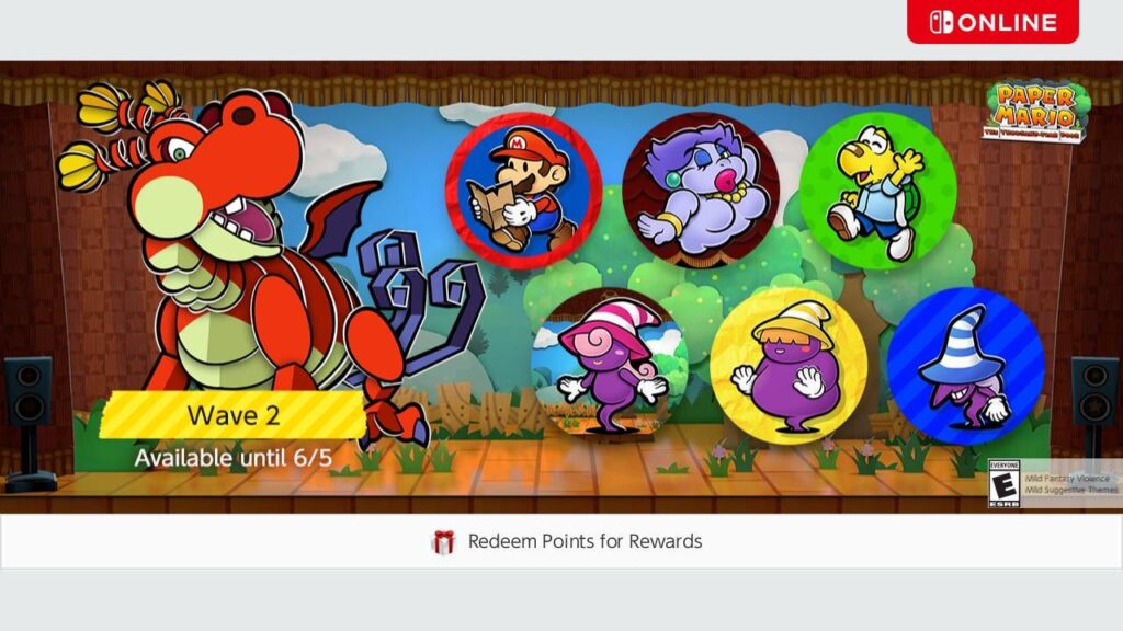 Wave 2 of the Paper Mario: The Thousand Year Door icons are now available for Nintendo Switch Online Members!