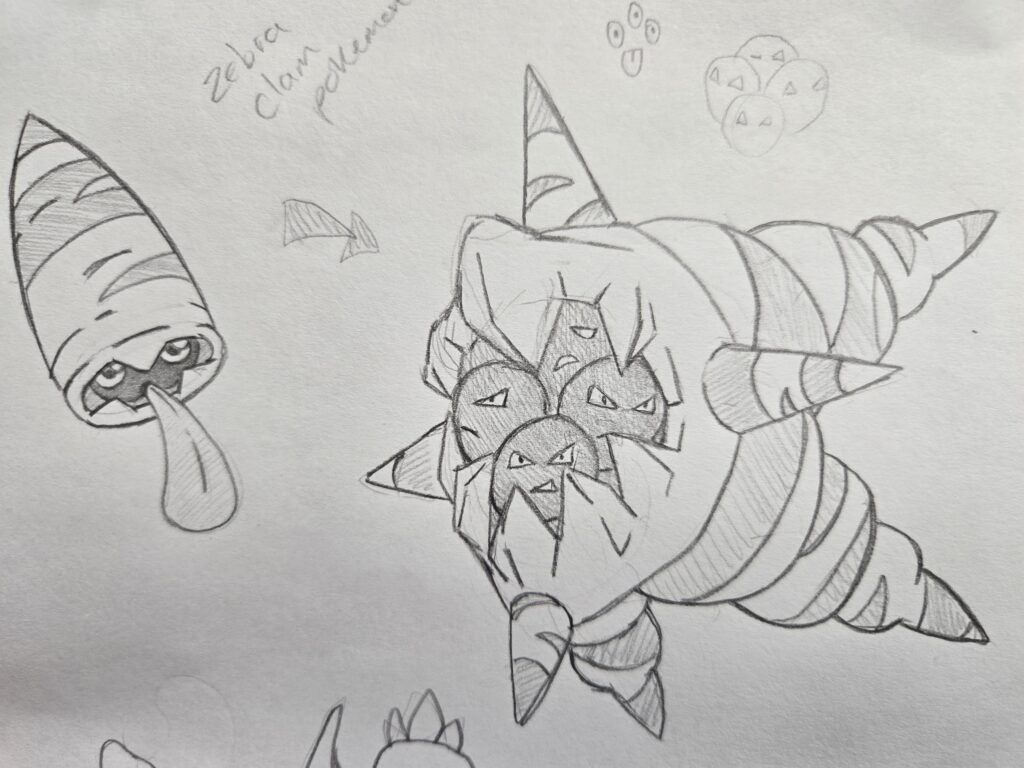 Midwest, zebra mussle pokemon