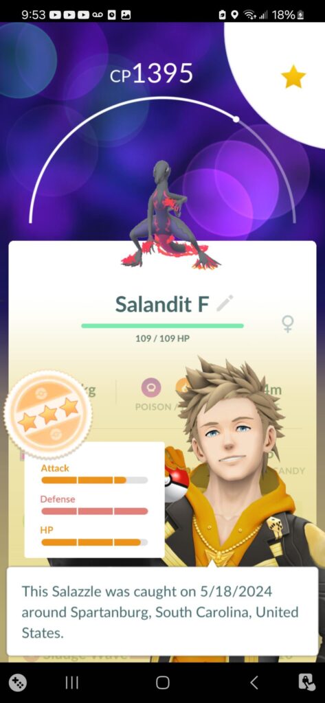 The fire sways back and forth