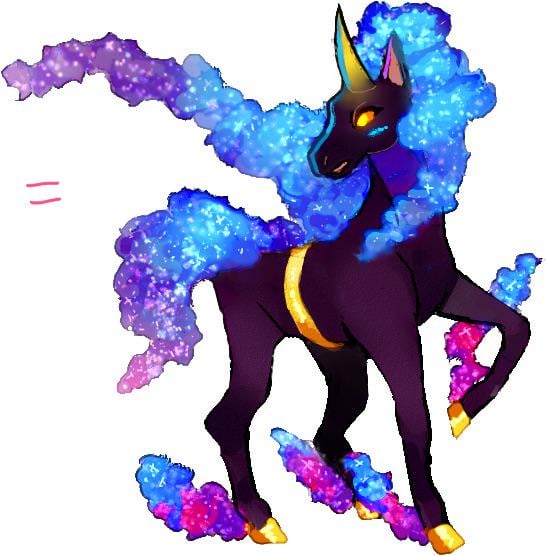 This was A space themed Rapidash
