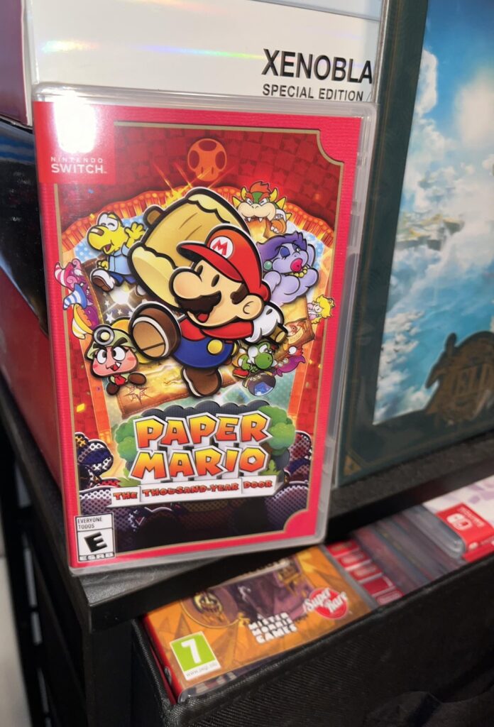 My copy of paper Mario thousand year door arrived early!