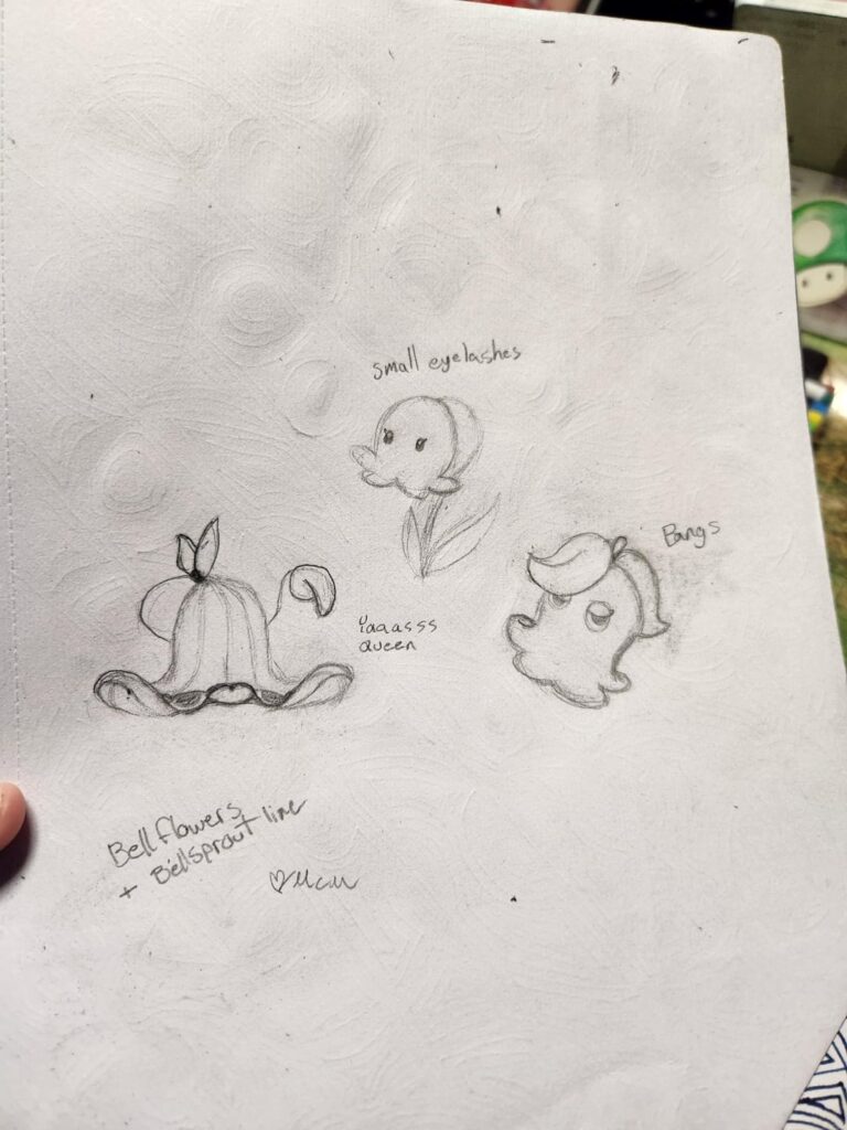 Bell flowers + Bellsprout line