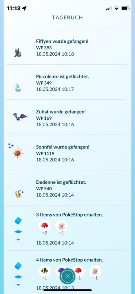 pokemon go + L’s & W’s