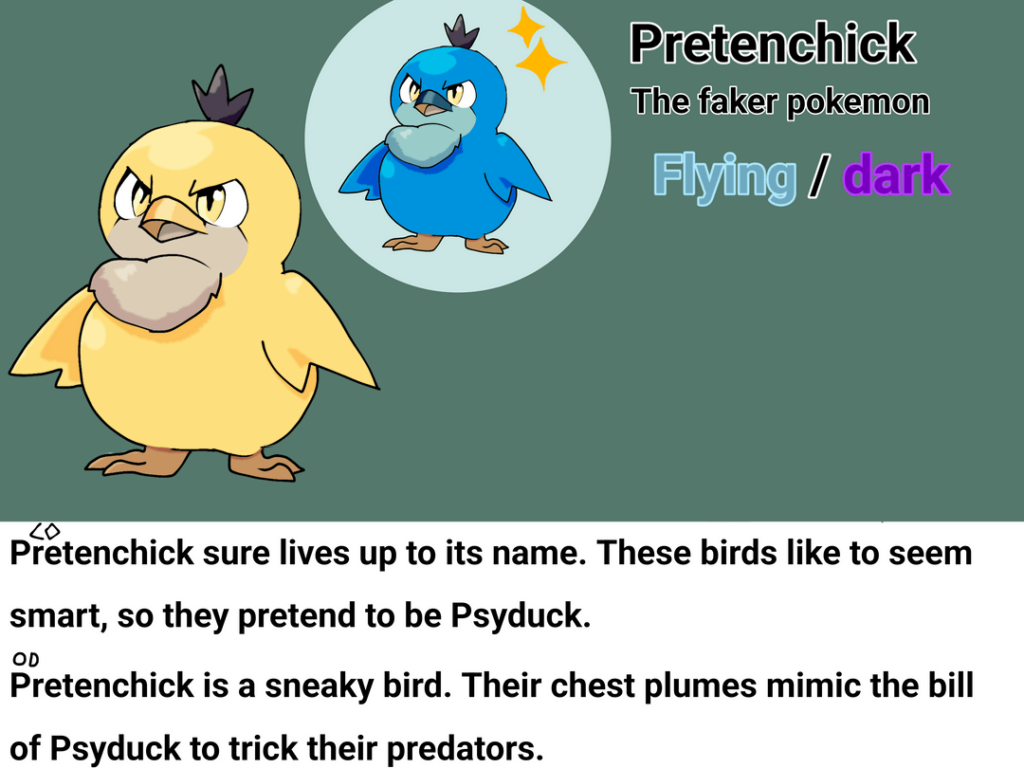 Made this faker pokemon