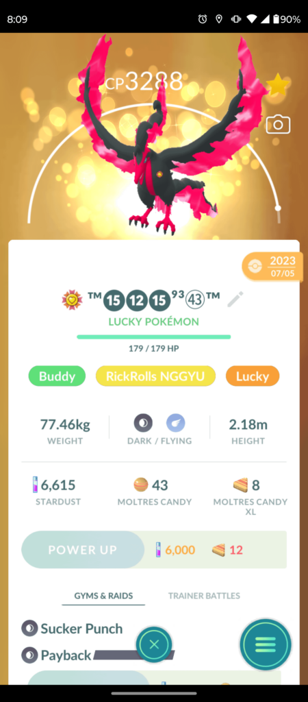 What's everyone's favorite lucky tade they've done!? Lvl 46 day 2 player and not 1 Shundo out of 30+ lucky trades so this guy sticks out above the rest of my luckies!