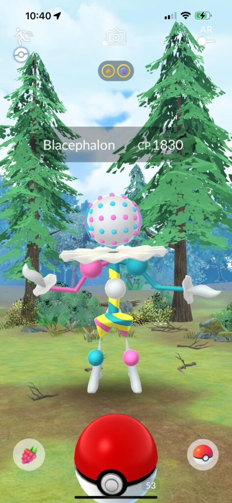 Blacephalon 40 mins after release from GBL rewards!