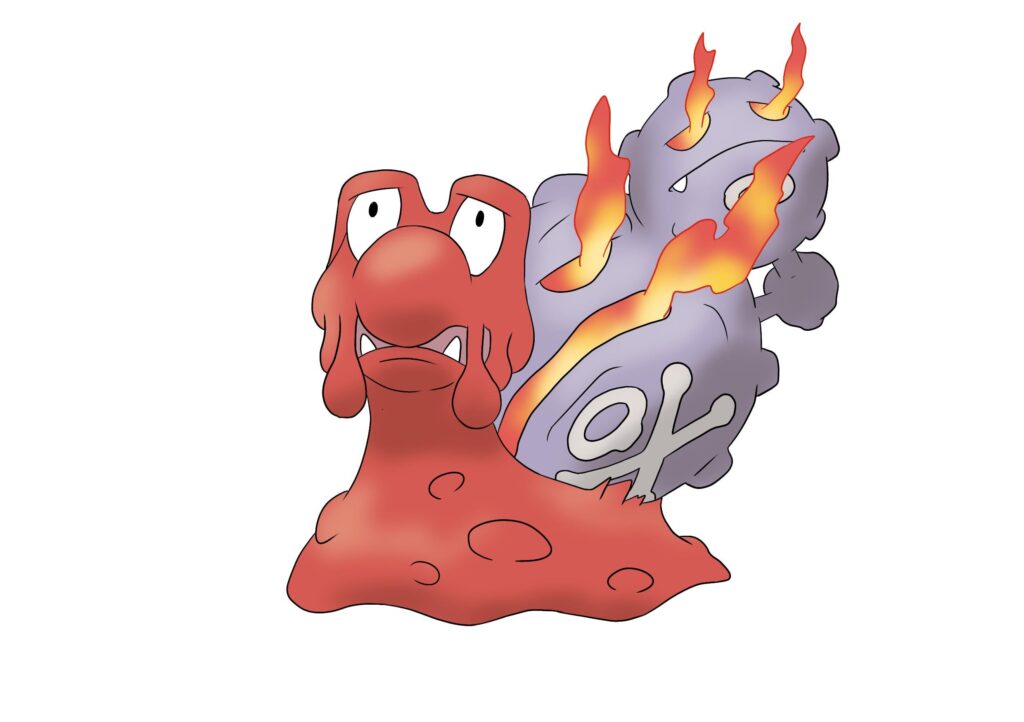 Fusion weezing and magcargo = Weezcargo