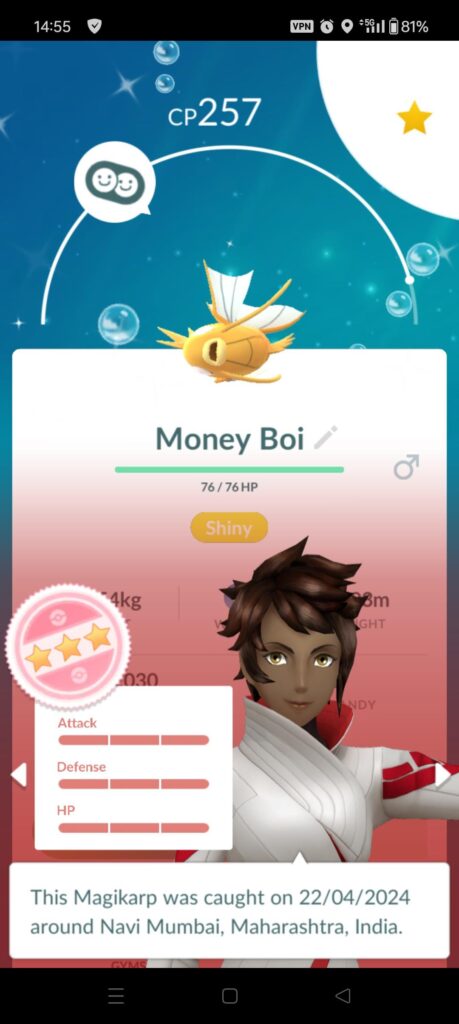 Caught my first Shundo