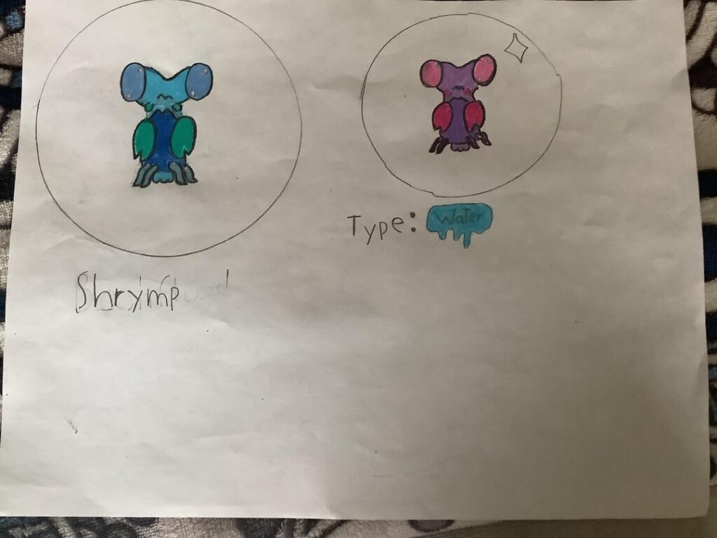 Meet my water starter shrymp (again) and now with its evolutions