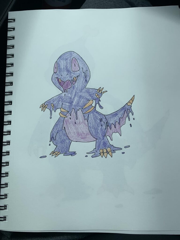 Rock/Poison Type Tarmander, Tarmeleon and Tarizard