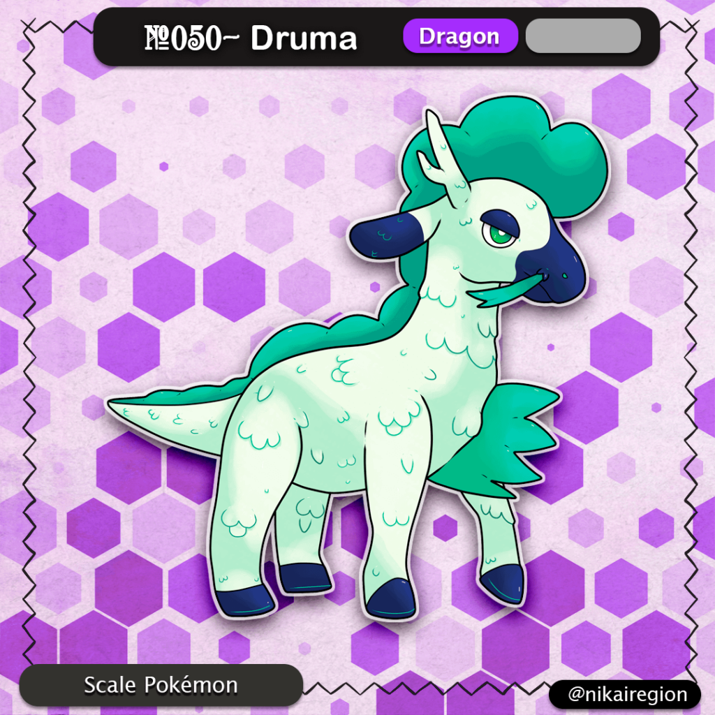 Kirin Pokémon - Dragon/Steel Fakemon - Yokai Japanese Pokémon Region @nikairegion