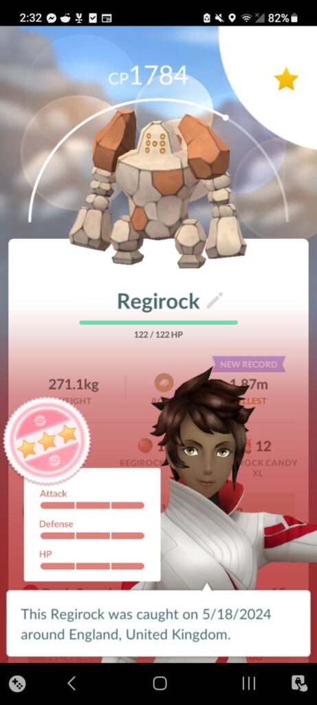 Hundo Regirock!!!! LFG!!!!!!