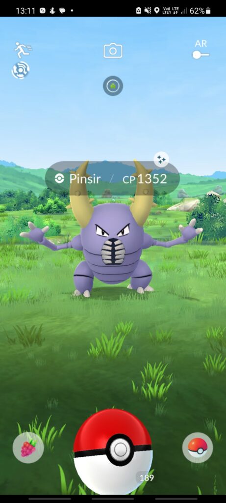 "It would have been funny if this was shiny" i said it before clicking on this Pinsir and it turned out to be shiny