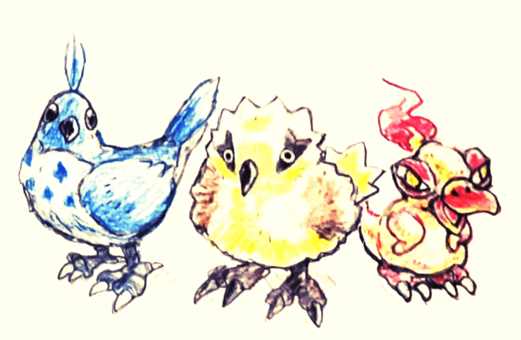 baby legendary birds [OC]