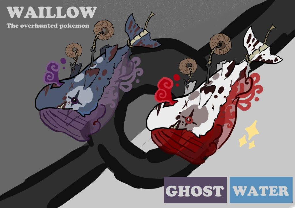 Waillow. The overhunted pokemon, a unusual waimer evolution
