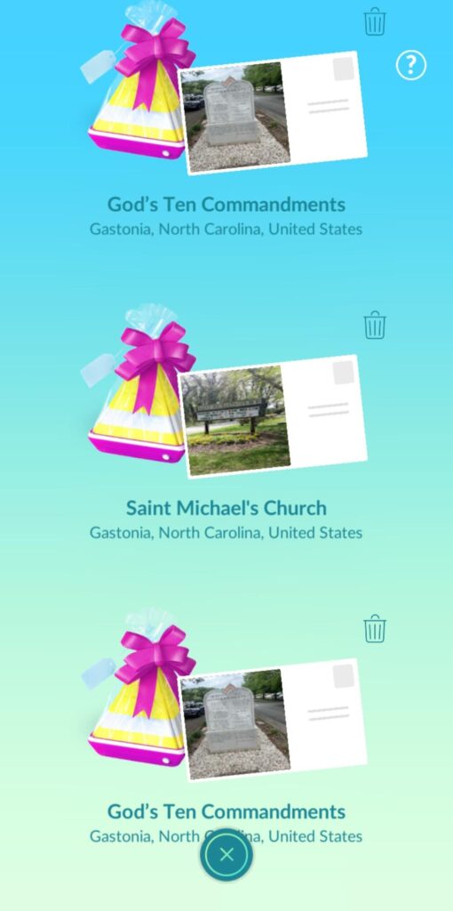 Are there a lot of church pokestops in your area as well?