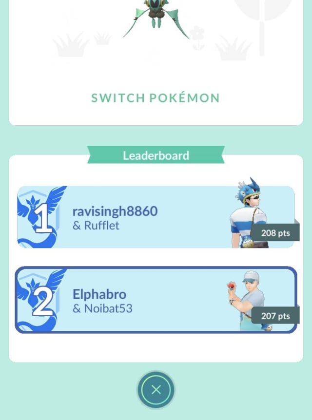 Me and the only other player in town having a friendly Showcase showdown.