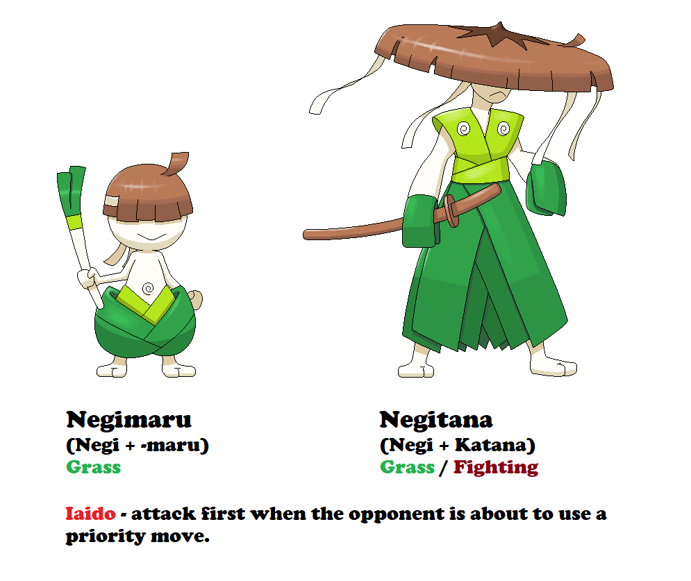 Leek Samurai Fakemon