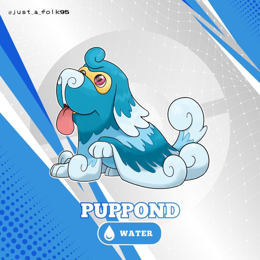 Puppond, the puddle splasher!