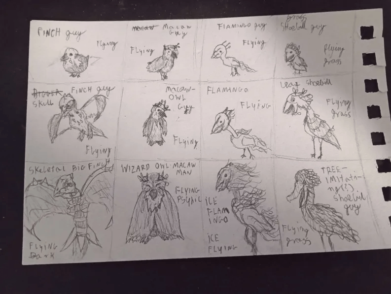 A few bird fakemon guys I came up with, thoughts?