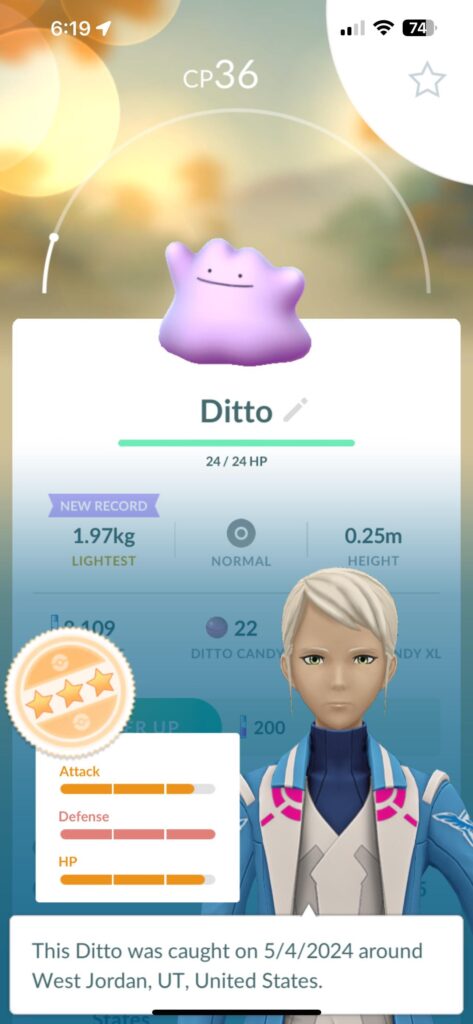 almost perfect ditto outside my house