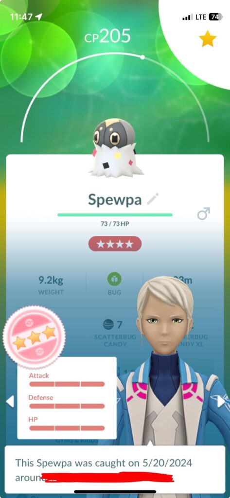 Caught my first Hundo yesterday! (+Shiny)