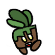 I made minecraft inspired fakemon. The first one is a grass type named Grubish and the second one is a sidekick type named Mushodd. Hole you like sorry about the bad art.